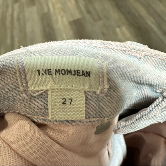 Madewell Mom jean overdyed edition pink/blue size 27, like new! - Picture 6 of 8